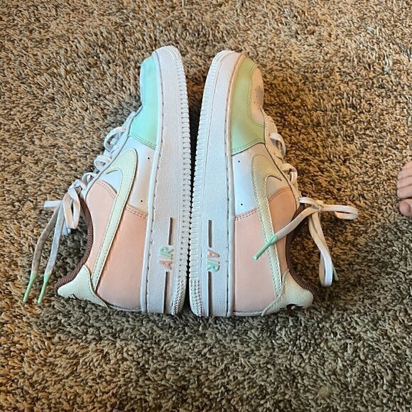 NIKE TD FORCE 1 LV8 - WHITE/ COCONUTMILK/ MINTFOAM - Picture 4 of 7